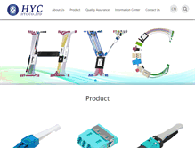Tablet Screenshot of hyc-system.com